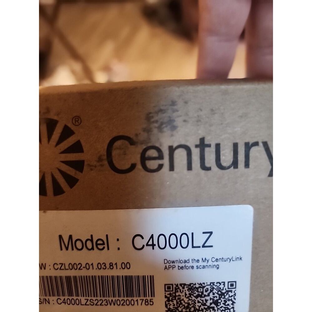 NIB Centurylink C4000LZ Modem Router W Power Adapter NiB - Picture 3 of 3